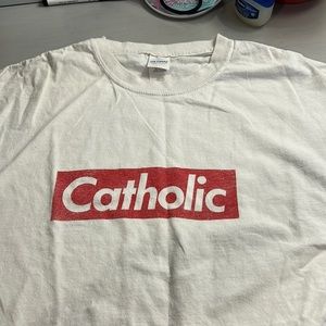 Catholic Supreme version shirt, Only worn once